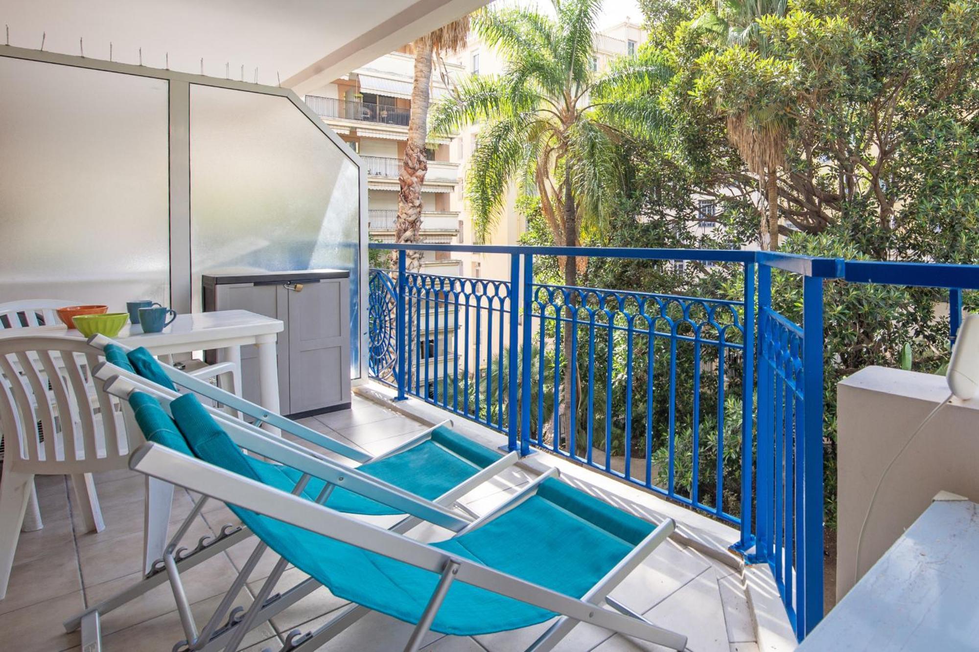 "Aux Rivages Du Parc" Plein Centre, Calme, Plage Menton Exteriör bild